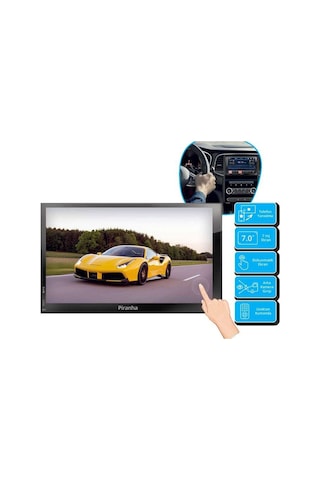 Piranha 7785 Oto Multimedya Sistemi Double Din Teyp