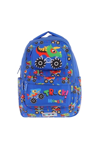 Kaukko Toys Erkek Çocuk 3d Kamyon Şekilli İlkokul Ve Günlük Sırt Çantası - Mavi - L5255 MAvi