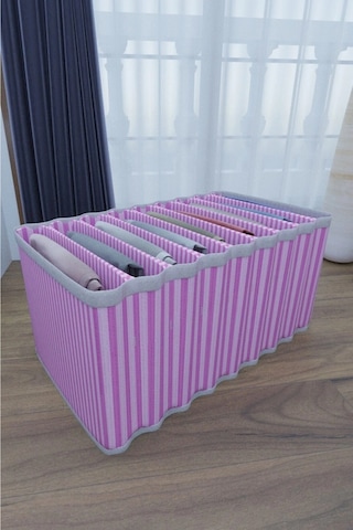 8 Bölmeli Dolap Ve Çekmece Içi Düzenleyici Akordiyon Organizer L-00517 1 Adet Diğer