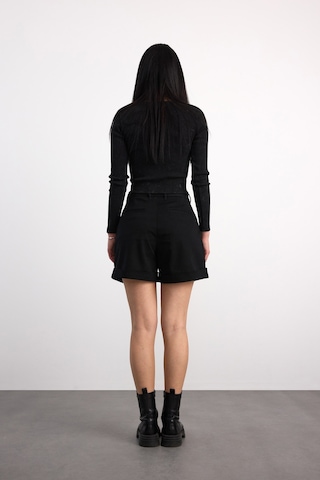 40405-70031 Kadın Gabardin Şort 40405-70031 Siyah