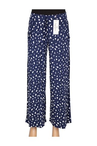 Barem Kadın Elisa Asimetrik Benekler Penye Pantolon Etek Lacivert 001