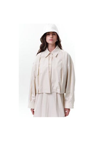 Lastik Detaylı Bucket Şapka Vanilya Vanilya