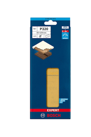 Bosch Expert C470 93 X 230 Mm 10'lu 320 Kum Zımpara Kağıdı 2608900872