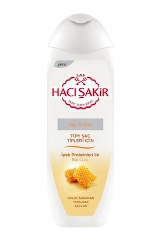 Hacı Şakir Bal Özlü Saç Bakım Kremi 450 ML