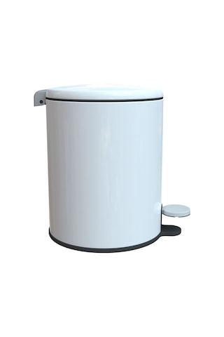 Primanova Cigo Pedallı Çöp Kovası 6 Lt Mat Beyaz/gri M-e41-01-06 Diğer