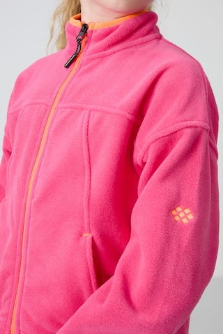 Tommy Life Şeker Pembe Kalın Yumuşak Dokulu Standart Fit Nakışlı Polar Kız Çocuk Sweatshirt - 75157 Şeker Pembe