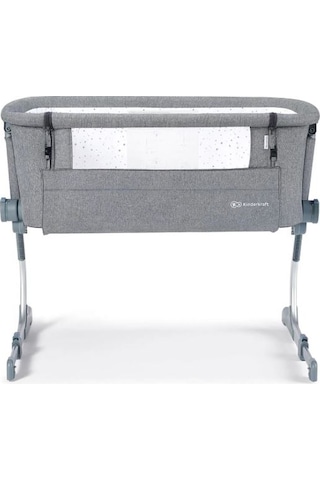 Kinderkraft Uno Up Anne Yanı Beşiği - Grey Melange Grey
