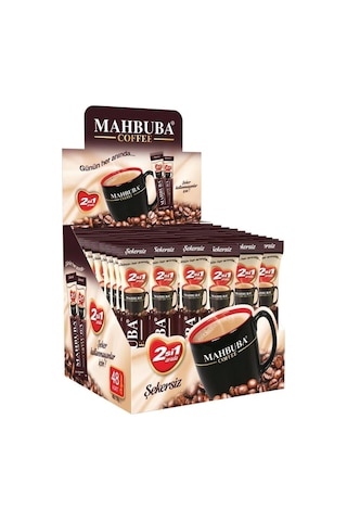 Mahbuba 2si1 Arada Şekersiz Hazır Kahve 48x10gr Hazır