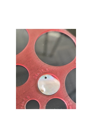 15 Mm Yandan Delikli Doğal Düğme 24 Boy 25 Adet