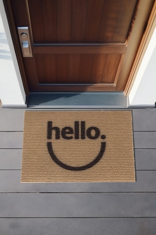 Coco Hello Koko Paspas Dış Kapı Paspası Kıl Kapı Önü Paspası 40x6 Naturel