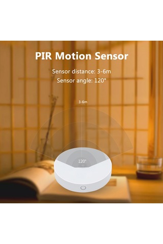 Geeksen Hareket Algılayıcı 6 Led'li Usb Şarjlı 700mah Lityum Pilli Yumuşak Işık Güneş Işığı Bebek Gece Lambası Diğer