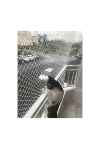 Kedi Koruma Filesi, Balkon İçin 2,50 X 8 Metre, 1 Mm Kalınlık