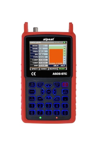 Ayt Satfinder 6 Hd Slim Görüntülü Uydu Bulucu-ahd Test Cihazı As06-stc