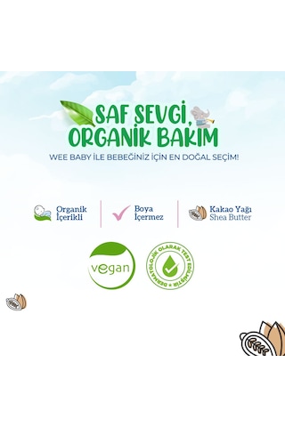 Wee Baby Organik Çatlak Önleyici Krem 150 ML