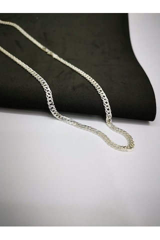 Omar Silver Erkek Rambo Gümüş Kolye Zincir 4,3 Mm