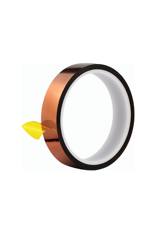 Konesam 2 Adet 100 Fit Poliimid Isı Dayanıklı Band 250 C - Çeşitli Genişlik Seçenekleri 3mm-30mm