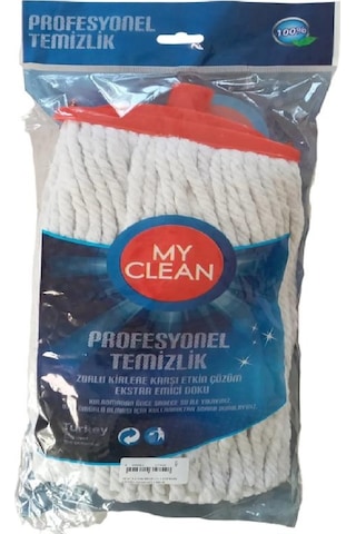 Myclean Mega Geniş Mop Pamuklu Püskül Islak Paspas 330 Gr