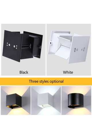 6w Hafif Şekli Ayarlanabilir Alüminyum Kabuk Kobu Led Duvar Işığı Diğer Diğer