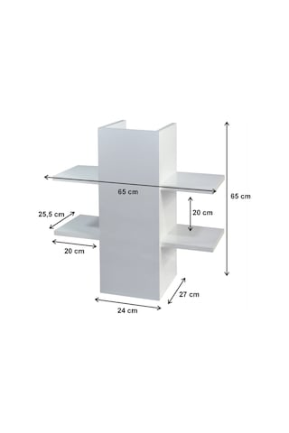 Lavabo Altı Dolap, Banyo Dolabı, Banyo Düzenleyici Raflar, Beyaz, Asudehome Beyaz