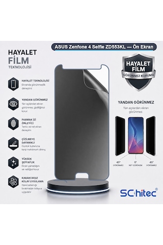 Zenfone 4 Selfie Zd553kl Uyumlu Ön Yüzey Hayalet Privacy Hidrojel Ekran Koruyucu 22173978