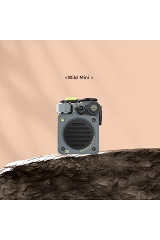 Wild Mini Grey Outdoor Taşınabilir Bluetooth Hoparlör