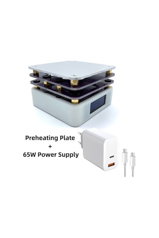 Xindoker 65w Pd Protokolü Usb Type-c Isıtıcı Platformu - Oled Ekranlı Pcb Levha Kaynaklama Ve Tamiri İçin Akıllı Sıcaklık Kontrolü Isıtma Tablosu