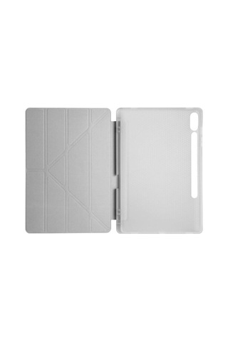 Samsung Galaxy Tab S9 Fe Plus / S9 Plus / S10 Plus Uyumlu Kalem Bölmeli Kawaii Origami Standlı Uyuku Modlu Tablet Kılıfı Arka Kapak