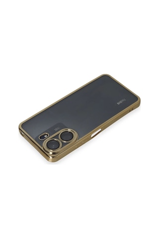 Xiaomi Redmi 13c Kılıf Razer Lensli Silikon - Gold