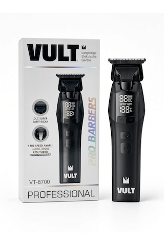 Vult Vt-8700 Saç Sakal Tıraş Makinesi 5 Kademe İnce Kesim