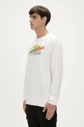 Bad Bear Crayon Crewneck Sweatshırt Erkek Ekru 23.02.12.012 Siyah