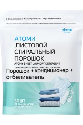 Atomy Atomi Yaprak Çamaşır Deterjanı, 30 Adet 185669519