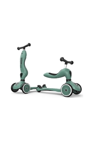 Highwaykick 1 Oturaklı Çocuk Scooter Yeşil 160629-96269 1-5 Yaş Dayanıklı Yapı Kompakt Tasarım Pürüzsüz Sürüş Açık Mavi