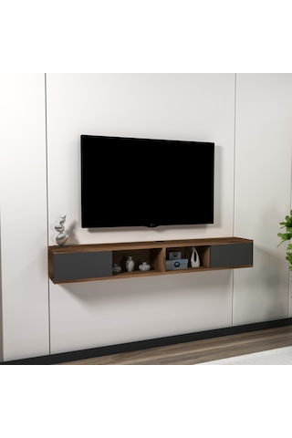 Arnetti Duvara Monte Mayer Televizyon Sehpası, Lidya Antrasit