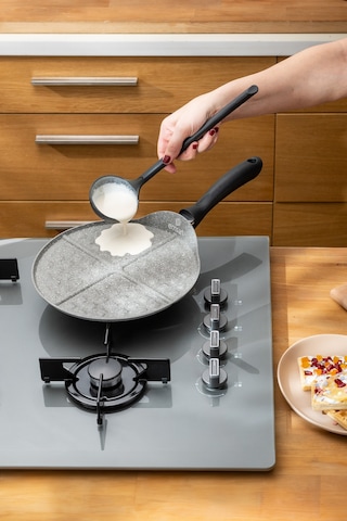 Emsan Rosa Granit Waffle Tavası Gri