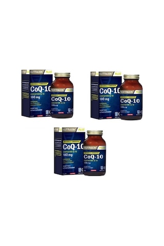 Nutraxin Koenzim Q10 30 Kapsül 3 Adet