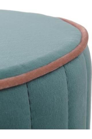 Just Home Rose Puf - Turkuaz / Pembe Turkuaz / Pembe