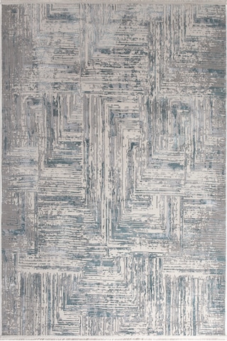 Madrid 1005 Mavi Halı Kilim Kaymaz Taban Salon Mutfak Kesme Yolluk Makine Halısı Mavi