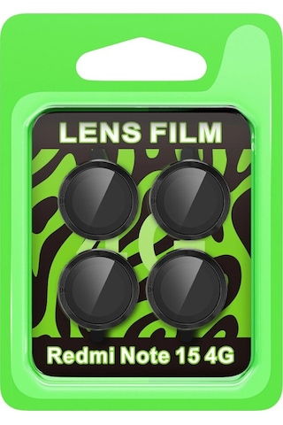 Note 15 4g Raze Metal Kamera Lens - Siyah