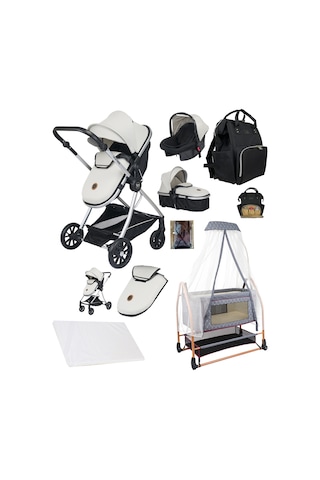 Baby Home 8 In 1 Full Set 1010 Qool Travel Sistem Bebek Arabası 505 Anne Yanı Sepet Beşik