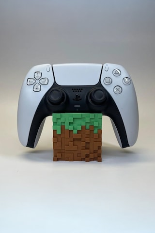 Minecraft Temalı Ps5 Dualsense Kontrol Cihazı Standı