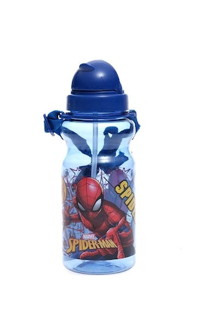 Renkli Unisex Çocuk Spider-Man Spiderman Şeffaf Matara 97848