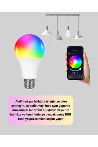 Home Rgbw Teknolojili Akıllı Led Ampul, Zamanlayıcılı Diğer