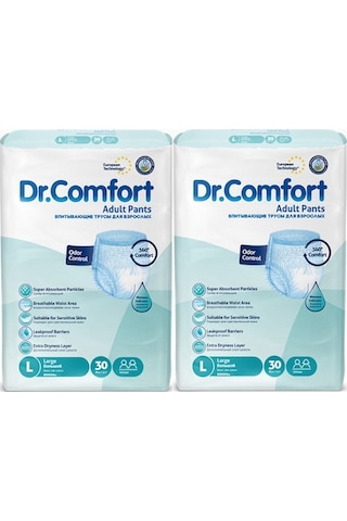 Dr. Comfort Emici Külot Hasta Bezi  L 2 x 30'lu