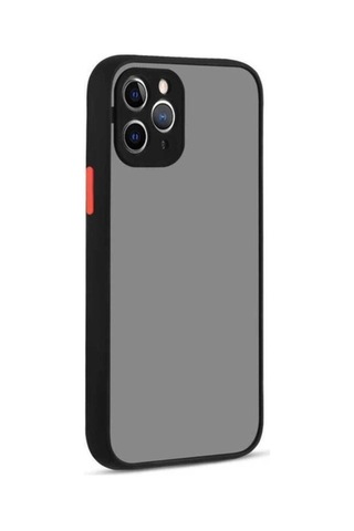 Apple Uyumlu iPhone 12 Pro Max Kılıf Zore Hux Kapak Siyah