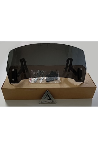 Üniversal Deflektör Rüzgar Saptırıcı Füme Renk Genişlik:350mm X Yükseklik:145mm Uyumlu