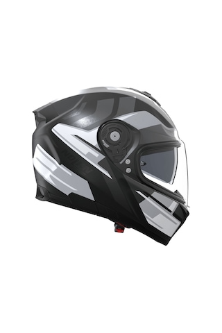 Nolan N80.8 Trittico 359 Kapalı Kask Siyah Beyaz