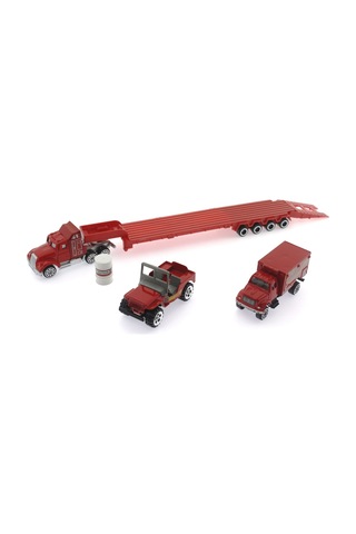 Die Cast Metal Tırlı ve Jeepli İtfaiye Seti Mega