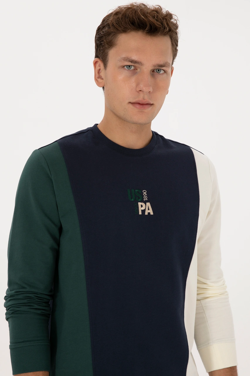 U.s. Polo Assn. Erkek Açık Lacivert Sweatshirt 50316379-vr059 Acık Lacıvert