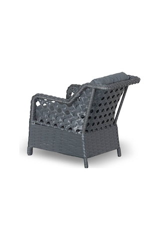 Btkconsept Sirius Model 2+1+1 Masa Rattan Bahçe Ve Balkon Takımı Antrasit