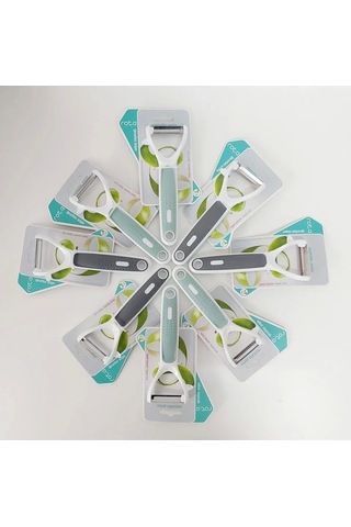 Lazer Kesim "ergonomik Tasarım" Pratik Sebze Meyve Soyacağı Rt501 Çok Renkli